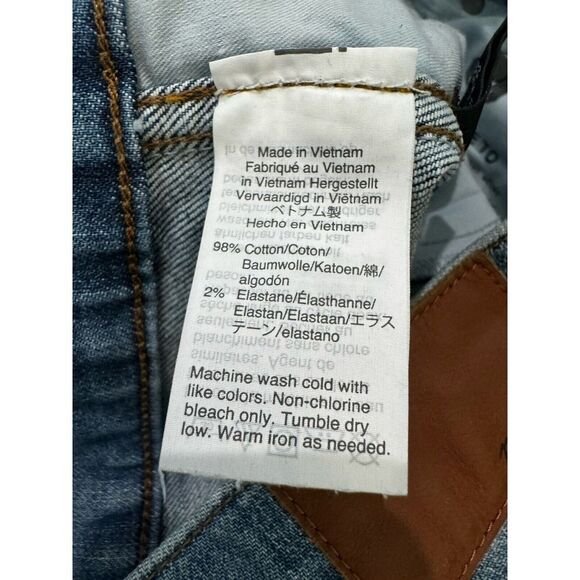 Madewell Jeans Women's Size 25 Cali Demi-Boot Flat w Frayed Hem - Picture 7 of 8